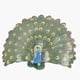 thumbnail image 2 of Modelo de pavo real pequeño, modelo de pavo real de simulación, figura de pavo real simulada, estatua de pavo real, integración perfecta, 2 of 14