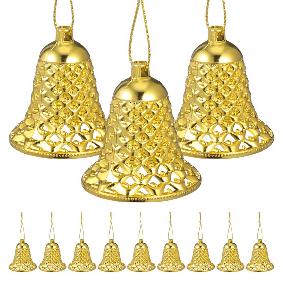GOOHOCHY 12 campanas de plástico festivas para colgar en el árbol de Navidad.