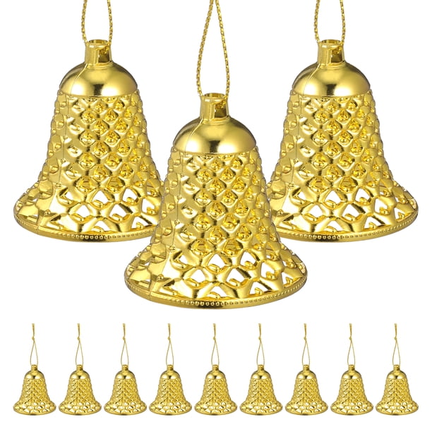 GOOHOCHY 12 campanas de plástico festivas para colgar en el árbol de Navidad.