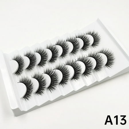 8 Pair 3D Artificial (Natural Looking) Long Eyelashes for Women and Girls 8 Pair 3D False Eyelashes  Artificial Eyelashes  Long Natural Looking Eyelashes for Women and Girls. Four Season Wear. SPECIFICATIONS: Features: 8 Pair of 3-D Artificial Eyelashes for All Occasions. Number of Pieces: One Unit False Eyelashes Sort: Strip Lashes False Eyelash Material: Other False Eyelash Length: 1cm - 1.5cm False Eyelash Band: Black Cotton Band Model Number: 8 pair of Eyelashes False Eyelash Type: Full Strip Lashes False Eyelash Style: Natural Long Manufacturing Process: Semi-Hand Made Quantity: 8 pair Item Type: False Eyelash Size: 8 pair Free Shipping