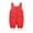 Red, variant on GYRATEDREAM Toddler Kids Baby Boy Girl Fleece Overalls Suspender Pants Solid Straps Trousers Halter Romper Jumpsuit Bottom Outfit for 6-12M Red