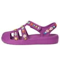 thumbnail image 4 of Sandalias Clásicas Fisherman para Niños Pequeños Crocs Grapeberry Talla 6 Mediana, 4 of 7