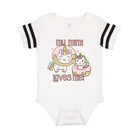 

Inktastic My Mimi Loves Me Gift Baby Boy or Baby Girl Bodysuit