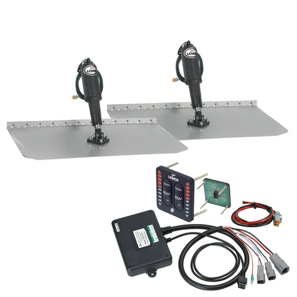 Lenco 12 "x 12" Standard Garniture Tab Kit W / Kit de Commutateur Intégré 12V