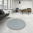 thumbnail image 4 of Ahgly Company Machine Washable Indoor Rectangle Contemporary Platinum Silver Gray Area Rugs, 8' x 12', 4 of 7