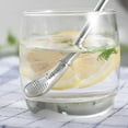 thumbnail image 2 of Stainless Steel Drink Straw Creative Coffee Lengthened Tea Filter Mate Tea Straw Spoon, 2 of 8
