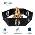 thumbnail image 2 of Camco Portable 27 x 8.5" Campfire Ring with Bag for Wood Burning Fires, 2 of 12