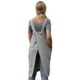 thumbnail image 3 of SAYOO Delantal de cocina sin mangas, ropa de cocina protectora de color sólido de lino y algodón con vendaje cruzado en la espalda SAYOO  casual, 3 of 5