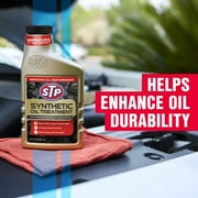 (2 pack) STP Synthetic Oil Treatment Engine Oil Additive, 15 fl oz