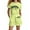 Light Green, variant on CAIXIA Girls Clothing 2 Piece Summer Set Girls Fashion Casual Letter Print Short Sleeve and Shorts Set Loose Fit Summer Outfit,13-14 Years