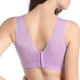thumbnail image 3 of Ketyyh-chn99 Bras for Women 2023 Seamless Rib Triangle Bra Comfort Casual Style Purple,36D, 3 of 4