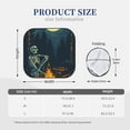 thumbnail image 3 of Wukai Moonlit Skeleton Campfire Car Front Windshield Sun Shade,Sun Visor Shield Block Automotive Interior Protector Blocks UV Rays-Medium, 3 of 6