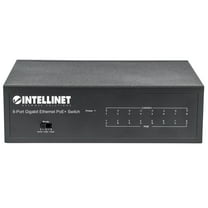 Intellinet 8-Port Gigabit Ethernet PoE  Switch | 60W, VLAN, Fanless, Desktop | NDAA-compliant