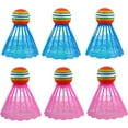 thumbnail image 5 of Uutvmp 4pcs LED Luminous Badminton, The Dark Nylon Birdie Ball Colorful Light Up Shuttlecock for Adults Outdoor Indoor Backyard Games Sports Training Practice, 5 of 7