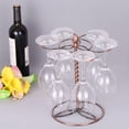 thumbnail image 4 of Yeacher Wine Glass Rack Red Wine Glass Drying Rack Glass Rack 6 Wine Glass Stemware Storage Display Rack Stand Free-standing Wine Glass Holder, 4 of 7