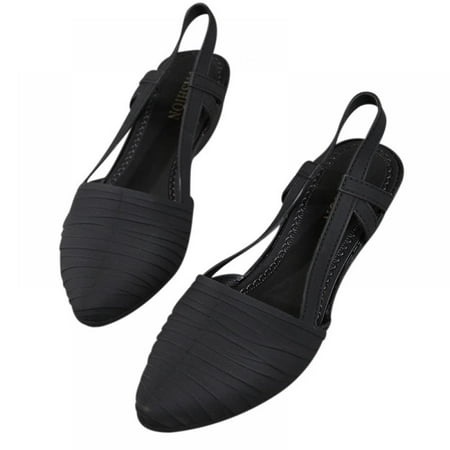 

Womens Platform Wedge Sandals Ladies Summer Pointed Toe Casual Demi-Wedge Sandals