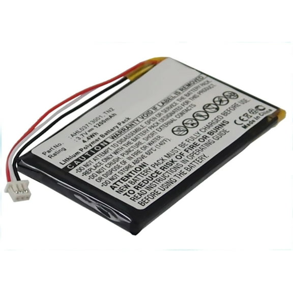 Batteries N Accessories BNA-WB-P4292 GPS Battery - Li-Pol, 3.7V, 1200 mAh, Ultra High Capacity Battery - Replacement for TomTom AHL03713001 Battery
