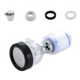 thumbnail image 2 of Aireador de grifo de 360 ​​grados de presión giratoria de aumento de la cabeza de agua ajustable lavable lavabo grifo burbujeador rociador Juegos de accesorios de baño Transparente Corto Billuyoard HA012280-03, 2 of 6