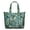 Aesthetic, variant on Jungle Leaves Weekender Bag Palm Inspired Travel Tote with Hawaiian Floral, Tropical Leaf Colorful Exotic Botanical Print, Aloha Duffel for Beach Getaways