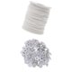 thumbnail image 1 of Pestañas de mantenimiento de Wicks Unwaxed 200pcs y Core Wicks de 5 mm (200 pies) para hacer artesanías, 1 of 9