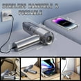 thumbnail image 5 of Car Vacuum Portable Cordless Mini Vacuum Cleaner Compressed Air Duster&Air Blower&Pump Hand Held Vacuum Silver Gray, 5 of 6