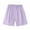 Purple, variant on Kids Boys Girls Summer Shorts 2-13Y Solid Loose Base Layer Without Pockets Casual Bottoms