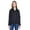 Black, variant on Devon & Jones DG793W Women's Bristol Full-Zip Sweater Fleece Jacket-Black-2XL