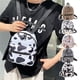 thumbnail image 2 of Mini mochila de nailon para mujer, bolso escolar pequeño, blanco, informal, para estudiantes y adolescentes, tendencia 2022 Fivean unisex, 2 of 2