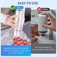 thumbnail image 4 of Handheld Vacuum Sealer for Food, Compact Portable Food Saver Pump with 5 BPA‑Free Reusable Vacuum Bags Type-C Rechargeable, Ideal for Sous Vide, Meal Prep, Leftovers & Freezer Storage, 4 of 8