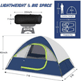 thumbnail image 5 of Camping Tent 2 Person, Waterproof Windproof Tent with Rainfly Easy Set up-Portable Dome Tents for Camping…, 5 of 6