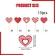 thumbnail image 5 of 15 palitos decorativos para centros de mesa de San Valentín para bodas. B, 5 of 5