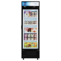 47 in. Commercial 2 Door Merchandiser Refrigerator, With 2 Full Glass Doors, 30 Cu. Ft.