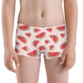 thumbnail image 5 of Yiaed Watermelon Print Boys' Boxer Briefs Cotton Casual Stretch Comfort Boys Boxers - Kids Boxer Briefs Underwear for Boys (6-18)-Small, 5 of 5