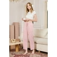thumbnail image 2 of HEARTNICE Womens Pajama Pants, Comfy Lightweight PJ Bottoms with Pockets,(Pink Mel.S), 2 of 5