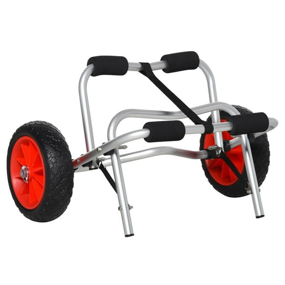 Soozier Kayak Cart Canoe Carrier Trolley Trolley Transport NO-Flat Wheel