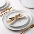 thumbnail image 4 of AmorArc Ceramic Plates Set of 6, 8.5 Inch Handmade Reactive Glaze Stoneware Plates set for Dessert, Salad, Appetizer, Dinner, Microwave & Dishwasher Safe, Scratch Resistant-Reactive Color, 4 of 7