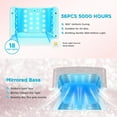 thumbnail image 5 of Cordless UV Nail Lamp, Rechargeable UV Light for Gel Nails, LED Nail Lamp with 4 Timer Modes, Gel Nail UV Light Decorate with Sparkling Nail Rhinestones (Sparkly White), 5 of 5