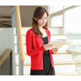 thumbnail image 3 of Suéter de punto con botones para mujer, chaqueta holgada con cuello en V, Tops informales de manga larga, 4XL talla grande, primavera y otoño, 2023, 3 of 5