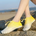 thumbnail image 4 of Aqua Shoes Breathable Diving Sneaker Wading Shoes for Lake Hiking (Yellow 38), 4 of 9