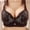 Coffee, variant on Idoravan Women's Full Coverage Bra Woman's Comfortable Lace Breathable Bra Underwear No Rims