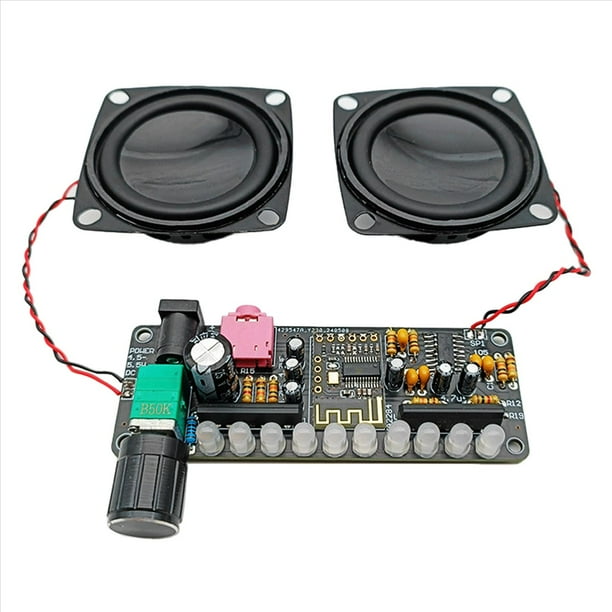 Kit de Altavoz Bluetooth PAM8406, Proyecto de Soldadura DIY, Amplificador Electrónico USB, Kit de Altavoces Estéreo para el Hogar.