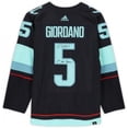 thumbnail image 2 of Framed Mark Giordano Seattle Kraken Autographed Navy Adidas Authentic Jersey with Inaugural Season Jersey Patch and "1st SEA Captain" Inscription - Fanatics Authentic Certified, 2 of 4