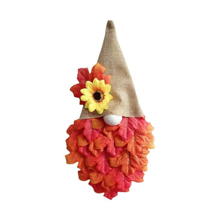 

Eudgs Fall Maple Front Door Hanging Decorations Maple Leaves Autumn Thanksgivings For Home Farmhouse Front Porch Door Wall Garland Lights Vintage Decorated Easter Eggs Swing Car Ornament Beads for