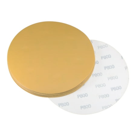 

9-Inch Sanding Discs 800 Grits Aluminum Oxide Abrasive Hook and Loop Backed Large Size Sandpapers 10 Pack