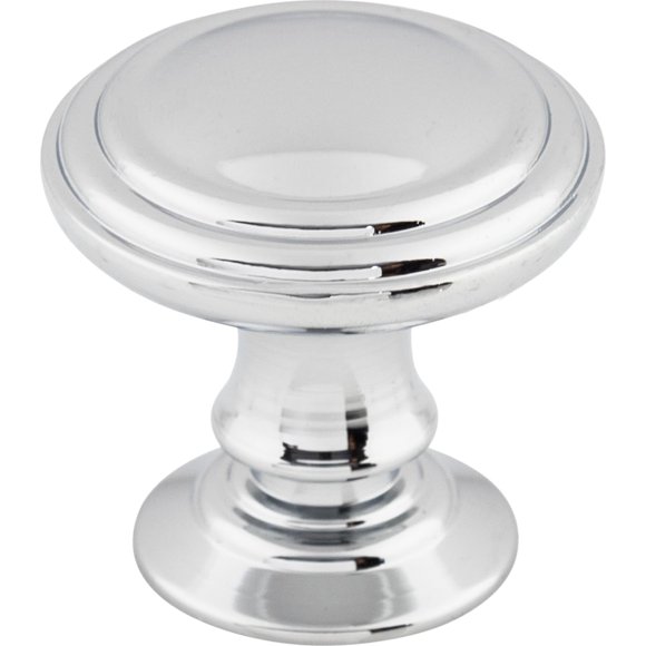 Perilla Top Knobs TK320PC de aleación de zinc, cromo pulido, 3,2 cm