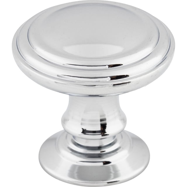 Perilla Top Knobs TK320PC de aleación de zinc, cromo pulido, 3,2 cm