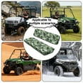 thumbnail image 4 of Garronmavis UTV Seat Covers Protection for Kawasaki Mule Seats with Elastic Edges Easy to Install UTV Accessories Polyester Fabric Green Camo, 4 of 7