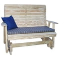 thumbnail image 3 of Pressure Treated Pine Highback Glider, 3 of 32
