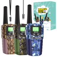 thumbnail image 1 of Walkie Talkies Mfcir, camuflaje recargable para niños, paquete de 3, 1 of 8