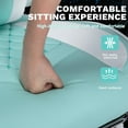 thumbnail image 6 of Ergonomic Gaming Chair with Massage Lumbar Support & Adjustable Footrest for Adults Comfortable Leather Office Chair for Gaming, Work & Relaxation | Breathable Design | Spacious Seat, 6 of 8